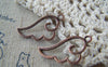 Accessories - 20 Pcs Antique Copper Angel Wing Frame Charms 14x27mm A5361