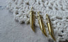 Accessories - 20 Pcs Antique Gold Horn Charms Pendants 26mm A7796