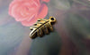 Accessories - 20 Pcs Antique Gold Leaf Charms 9x15mm A7475