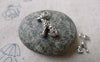 Accessories - 20 Pcs Antique Silver Dalmatian Dog Charms 10x17mm A6723