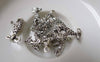 Accessories - 20 Pcs Antique Silver Dalmatian Dog Charms 10x17mm A6723