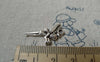 Accessories - 20 Pcs Antique Silver Fairy Charms 16x25mm Double Sided A6569