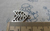 Accessories - 20 Pcs Antique Silver Filigree Arrow Symbol Connectors Charms 13x20mm A6692