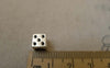 Accessories - 20 Pcs Antique Silver Gambling Dice Cube Beads 7mm A7498