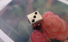 Accessories - 20 Pcs Antique Silver Gambling Dice Cube Beads 7mm A7498