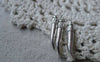 Accessories - 20 Pcs Antique Silver Horn Charms Pendants 26mm A7797