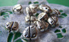 Accessories - 20 Pcs Antique Silver Irregular Beads 9x10mm A1033