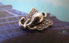 Accessories - 20 Pcs Antique Silver Ivory Elephant Charms 15x16mm A595