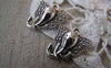 Accessories - 20 Pcs Antique Silver Ivory Elephant Charms 15x16mm A595