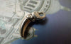 Accessories - 20 Pcs Antique Silver Ivory Elephant Charms 6x18mm A6533
