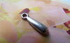 Accessories - 20 Pcs Antique Silver Long Tear Drop Teardrop Charms 5x16mm A971