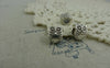 Accessories - 20 Pcs Antique Silver Owl Beads Charms 8x10mm Double Sided A5832