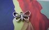 Accessories - 20 Pcs Antique Silver Pewter Butterfly Frame Charms 11x16mm A788
