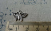 Accessories - 20 Pcs Antique Silver Pewter Flat Filigree Butterfly Charms 16x20mm A5686