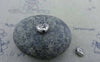 Accessories - 20 Pcs Antique Silver Rondelle Heart Beads 7x9mm A904