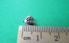 Accessories - 20 Pcs Antique Silver Rondelle Heart Beads 7x9mm A904