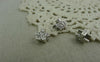 Accessories - 20 Pcs Antique Silver Rondelle LOVE Beads 9x10mm A5853