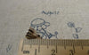 Accessories - 20 Pcs Antique Silver Seedpod Of Lotus Flower Charms 7.5x8mm A6423