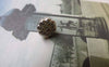 Accessories - 20 Pcs Antique Silver Seedpod Of Lotus Flower Charms 7.5x8mm A6423