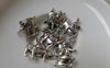 Accessories - 20 Pcs Antique Silver Shar Pei Dog Charms 12x17mm A6852