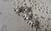 Accessories - 20 Pcs Antique Silver Shar Pei Dog Charms 12x17mm A6852