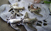 Accessories - 20 Pcs Antique Silver Swallow Bird Connector Charms 16x21mm A836