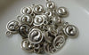 Accessories - 20 Pcs Antique Silver Tai Chi Trigrams Charms Pendants Double Sided 10mm A6424