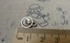 Accessories - 20 Pcs Antique Silver Tai Chi Trigrams Charms Pendants Double Sided 10mm A6424