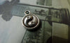 Accessories - 20 Pcs Antique Silver Tai Chi Trigrams Charms Pendants Double Sided 10mm A6424
