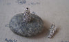 Accessories - 20 Pcs Antique Silver Textured Spiral Flower Bead Caps Cone 9x19mm A5370