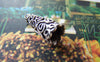 Accessories - 20 Pcs Antique Silver Textured Spiral Flower Bead Caps Cone 9x19mm A5370