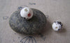 Accessories - 20 Pcs Bamboo Chinese Ceramic Beads Round 12mm A5318