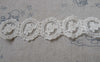 Accessories - 20 Pcs Beige Rose Lace Doily Cream Color Filigree Floral Cotton  25x28mm A7000