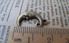 Accessories - 20 Pcs Crescent Moon Face Connectors Antique Bronze Charms 12x15mm A306