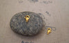 Accessories - 20 Pcs Gold Plated Brass Lobster Clasp 5x10mm A5174