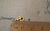 Accessories - 20 Pcs Gold Plated Brass Lobster Clasp 5x10mm A5174