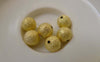 Accessories - 20 Pcs Gold Plated Sand Star Dust Beads Texured Beads 10mm A7438
