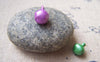 Accessories - 20 Pcs Metal Bell Painted Jingle Bell Charms Mixed Color 8mm A3858