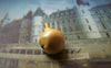 Accessories - 20 Pcs Metal Bell Painted Jingle Bell Charms Mixed Color 8mm A3858