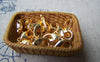 Accessories - 20 Pcs Non Tarnish 16K Gold Finish Brass Lobster Claw Clasps 6x12mm A3424