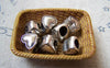 Accessories - 20 Pcs Of Anituqe Silver Pewter Heart Beads Charms 7x8mm A5710