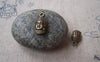 Accessories - 20 Pcs Of Antique Bronze 3D Buddha Head Charms Double Sided 8x16mm A1007
