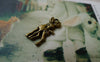Accessories - 20 Pcs Of Antique Bronze 3D Deer Charms 7x19mm Double Sided A5553