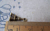 Accessories - 20 Pcs Of Antique Bronze 3D Eiffel Tower Charms 8x15mm A3953