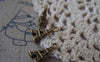 Accessories - 20 Pcs Of Antique Bronze 3D Eiffel Tower Charms 8x15mm A3953