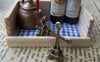 Accessories - 20 Pcs Of Antique Bronze 3D Eiffel Tower Charms 8x23mm A385