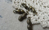 Accessories - 20 Pcs Of Antique Bronze 3D Peanuts Charms 6.5x18mm A6498