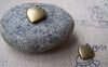 Accessories - 20 Pcs Of Antique Bronze 3D Smooth Heart Charms 10x12mm A1500