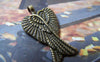 Accessories - 20 Pcs Of Antique Bronze Angel Double Wings Charms 16x29mm A5755