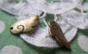 Accessories - 20 Pcs Of Antique Bronze Angel Wing Charms 9x17mm A3244